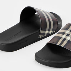 Vintage Check Furley Sliders
