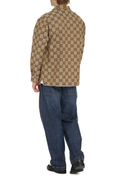 Maxi GG canvas overshirt