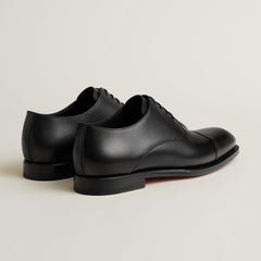 Hermes Lawrence Derby Shoe Marron Pcan