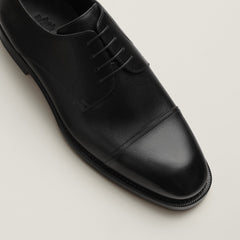 Hermes Lawrence Derby Shoe Marron Pcan