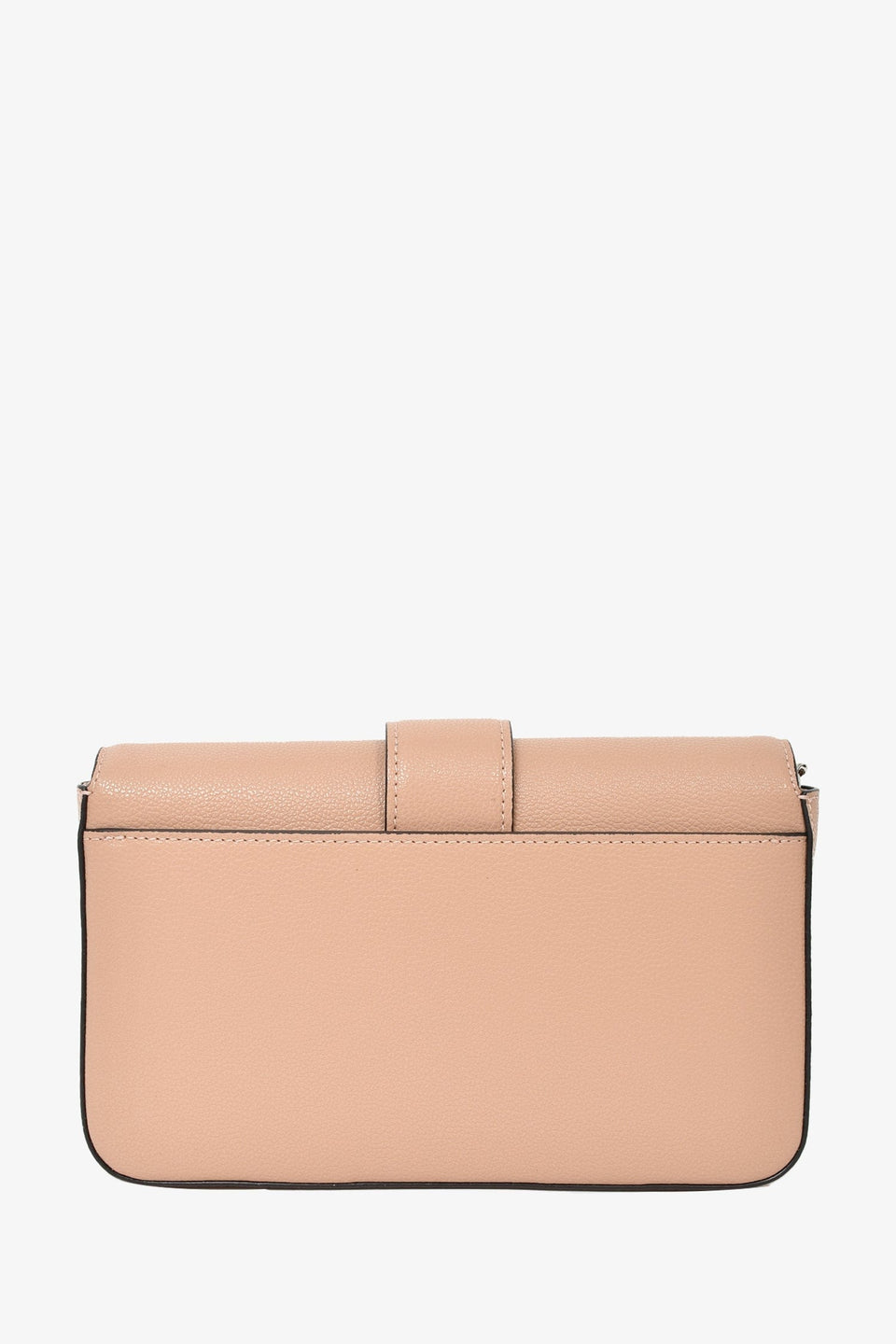 Jimmy Choo Beige Grained Leather Crystal Buckle 'Cheri' Crossbody Bag