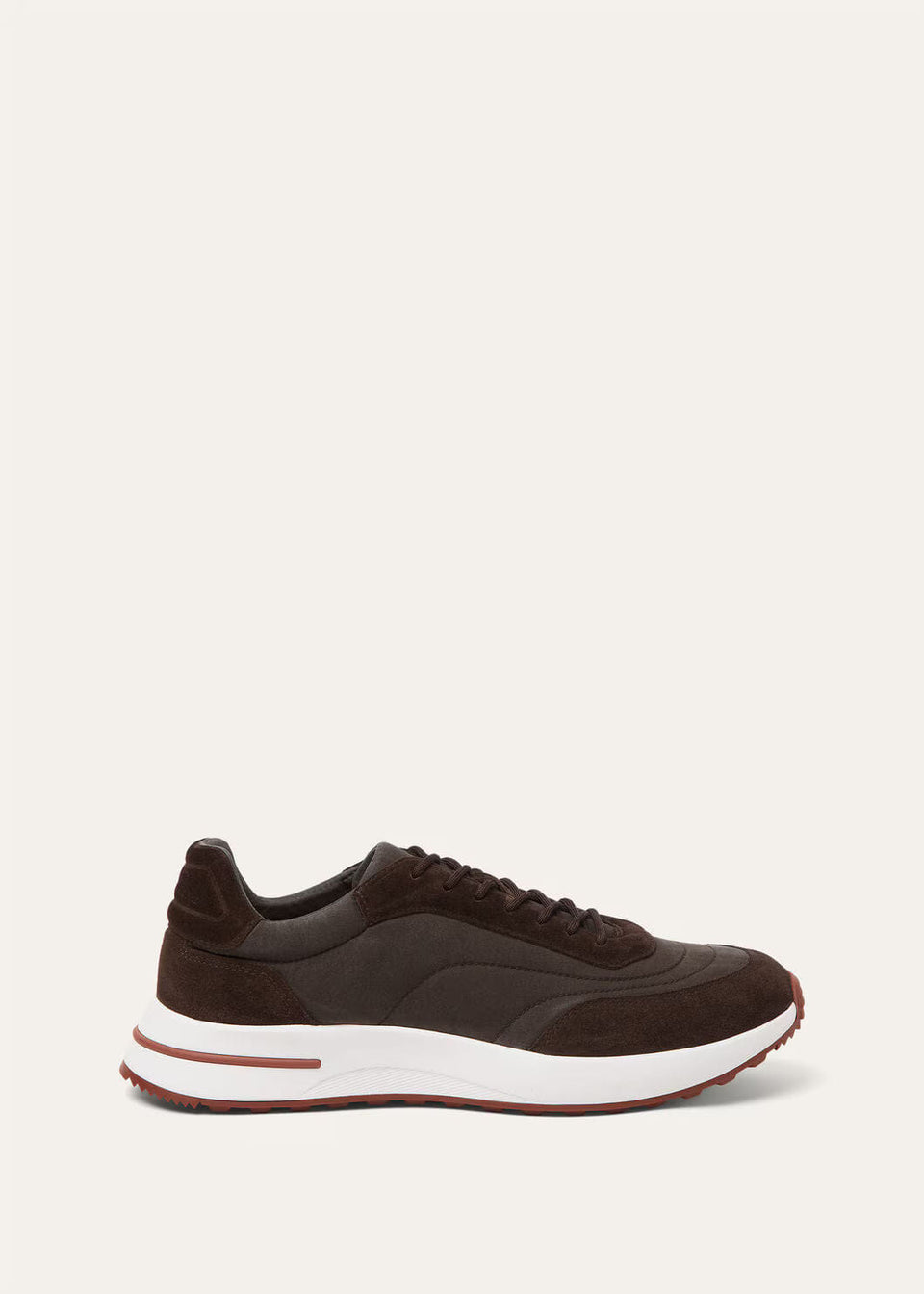 LoroPiana Week End Walk Sneaker Cedar Bronze