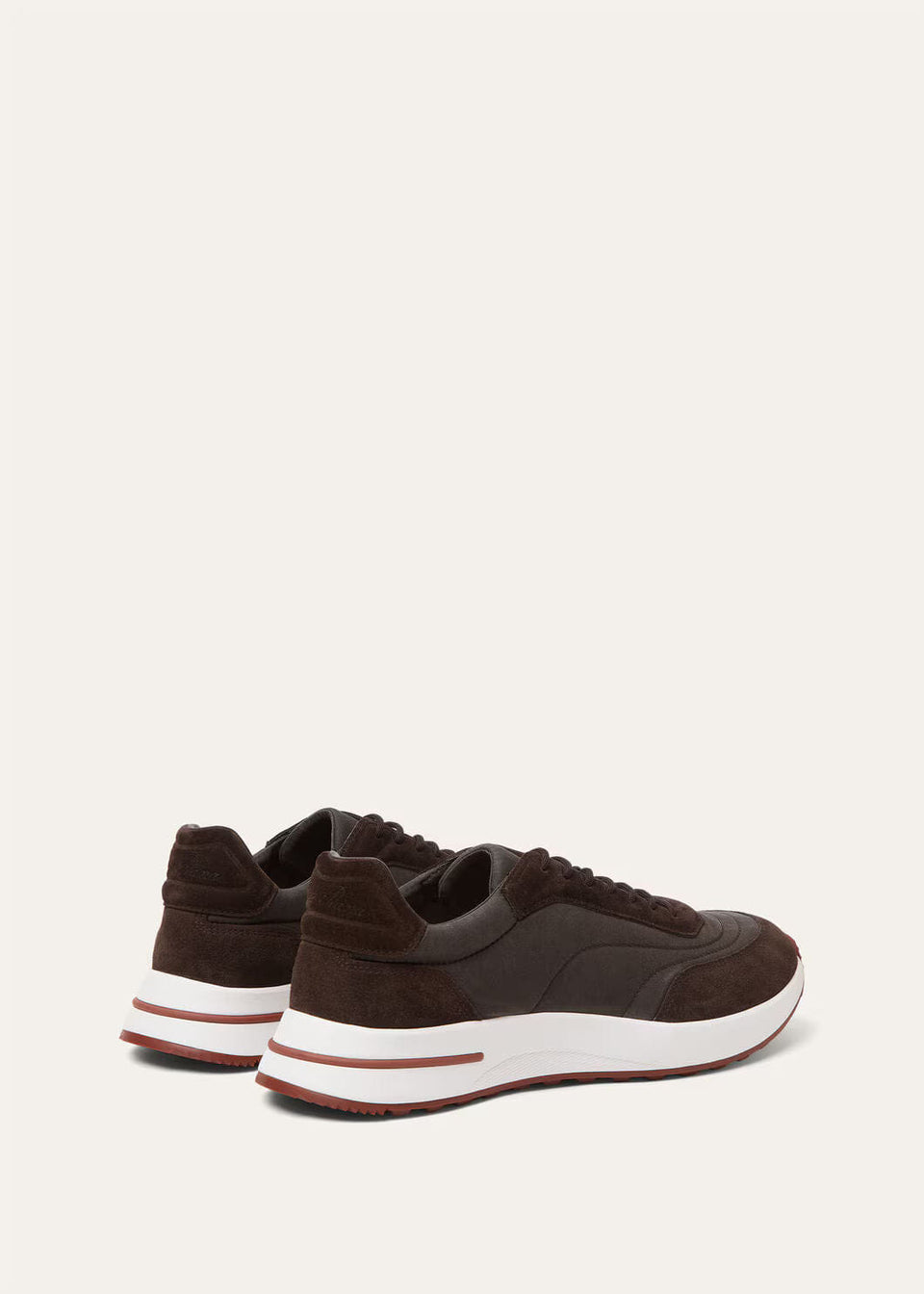 LoroPiana Week End Walk Sneaker Cedar Bronze