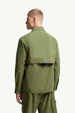 Moncler Taffeta Shirt Jacket Olive Green Olive Green