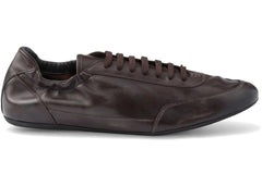 Prada Collapse Sneakers Leather Dark Brown