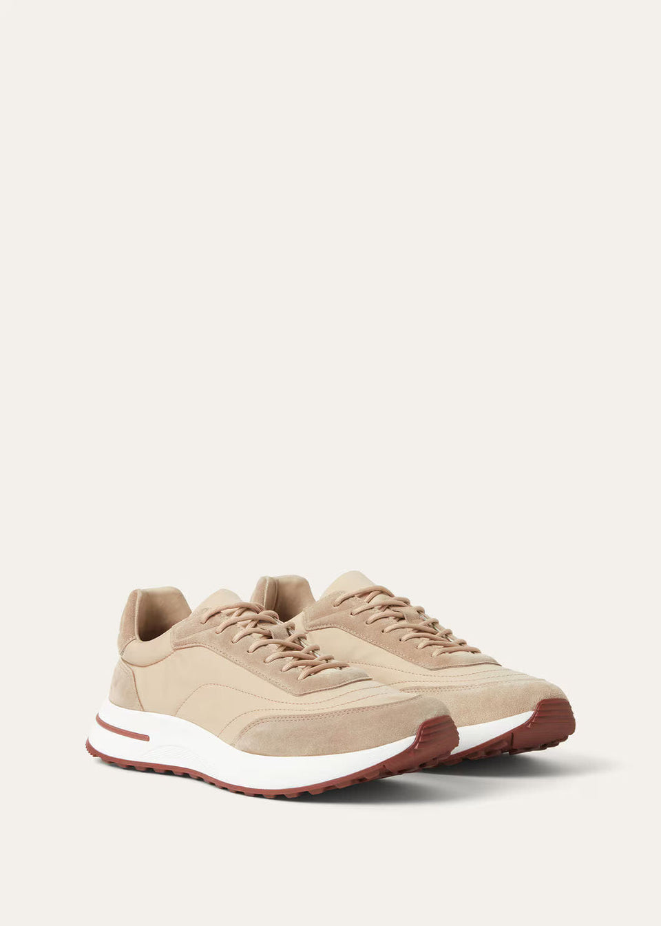 LoroPiana Week End Walk Sneaker Sand Shell