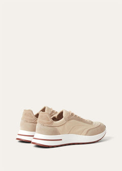LoroPiana Week End Walk Sneaker Sand Shell