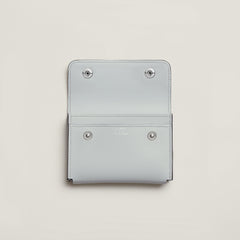 Hermes Hermsnap Card Holder Gris Ple