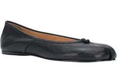 Maison Margiela Calfskin Tabi Ballet Flats Black Womens