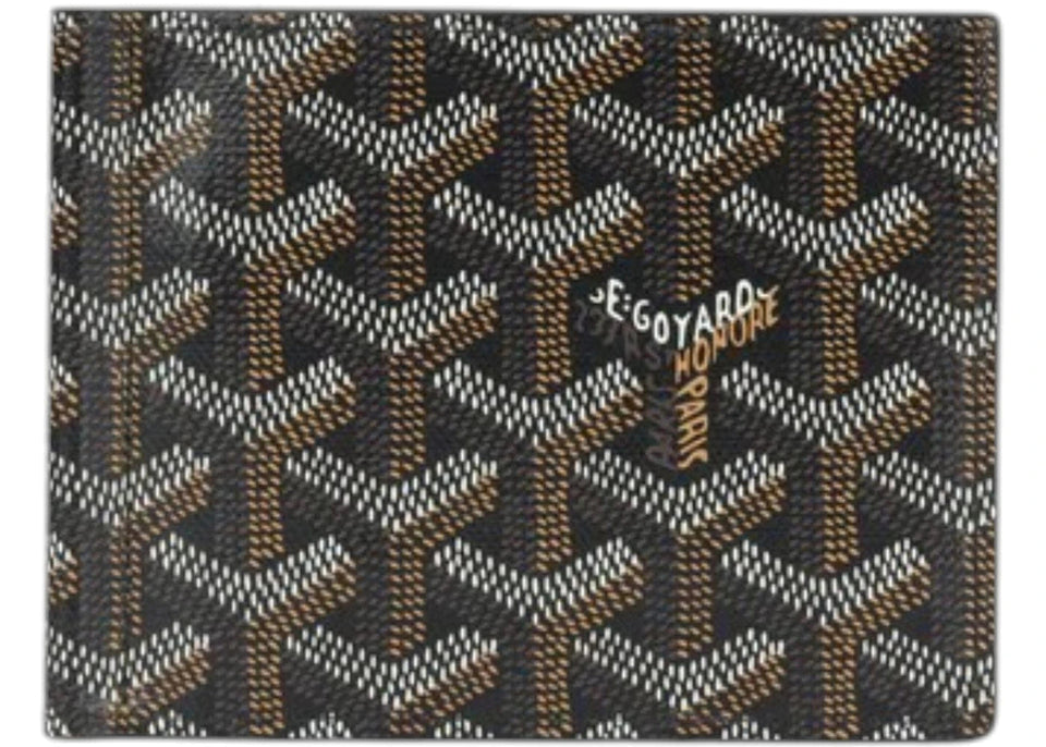 Goyard Saint Thomas Money Clip Wallet Goyardine Black