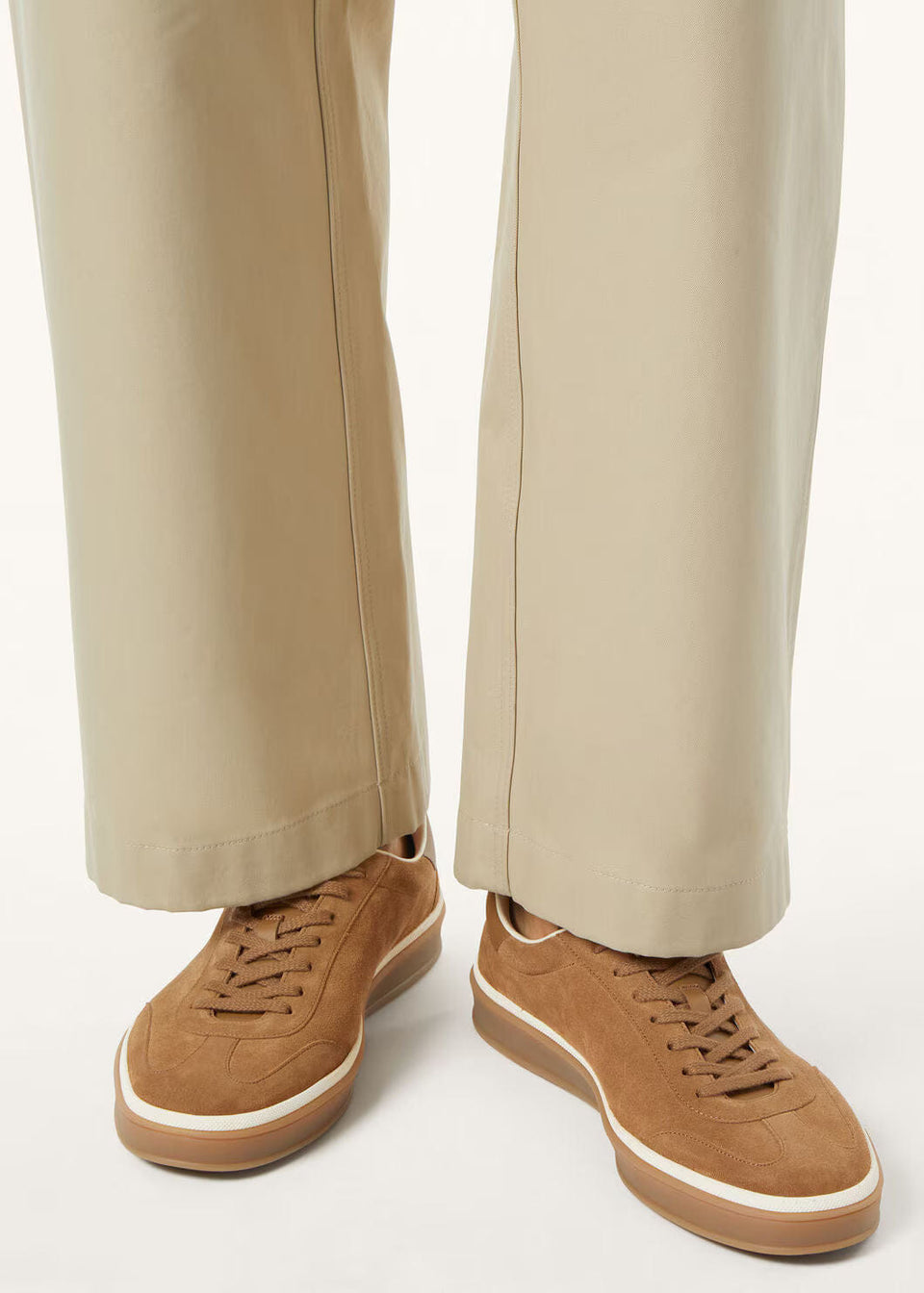 LoroPiana Tennis Walk Sneaker Light Sand Dune