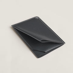 Hermes H Sellier Card Holder Noir