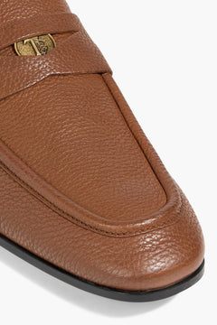 Tod's Pebbled-Leather Penny Loafers Brown