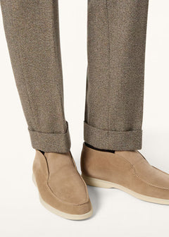 LoroPiana Open Walk Boot Dark Birch