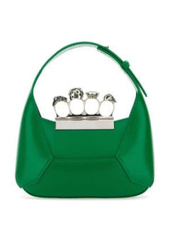 The Jewelled Hobo leather Mini Bag
