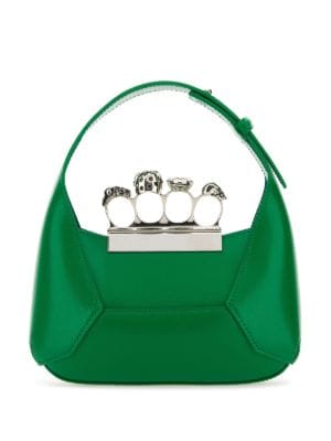 The Jewelled Hobo leather Mini Bag