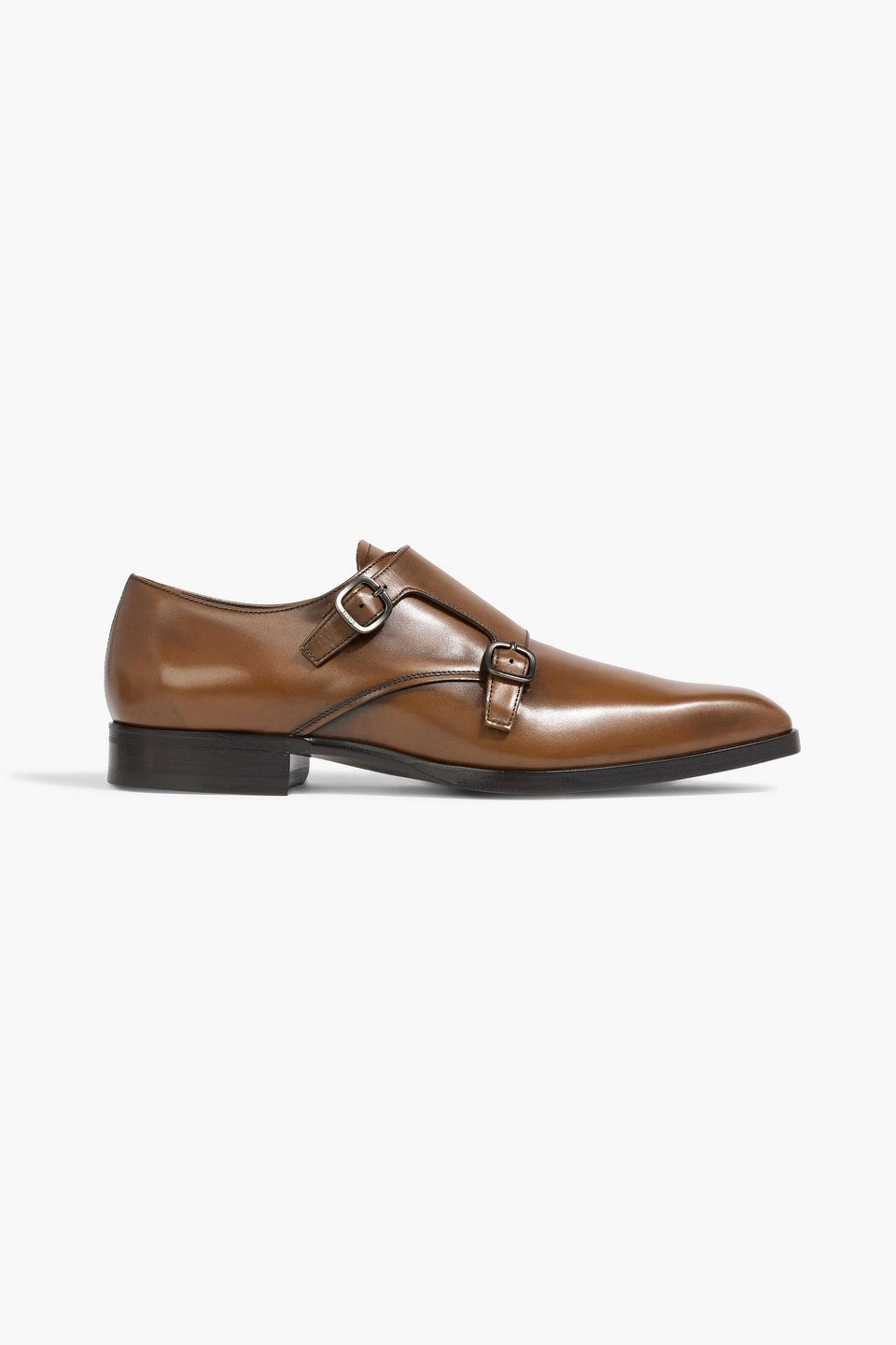 Tod's Leather Monk-Strap Shoes Brown