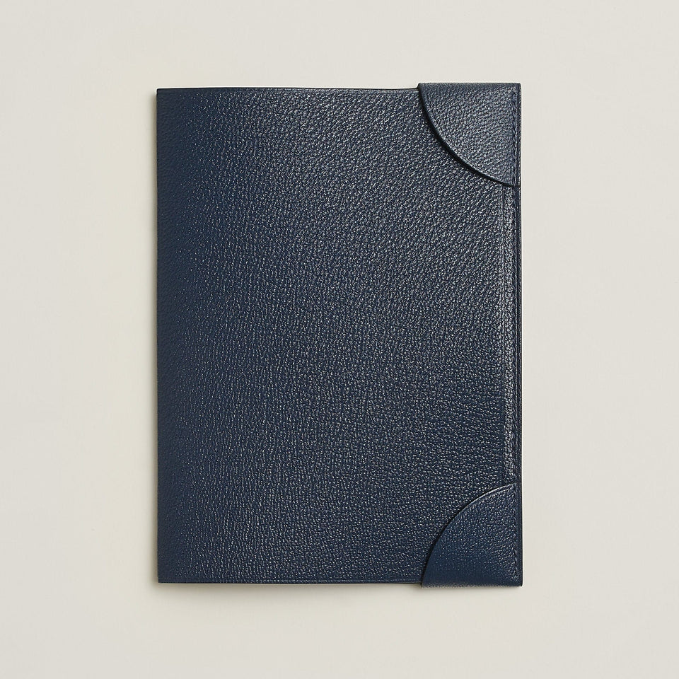 Hermes Coins De Malle Passport Holder Navy