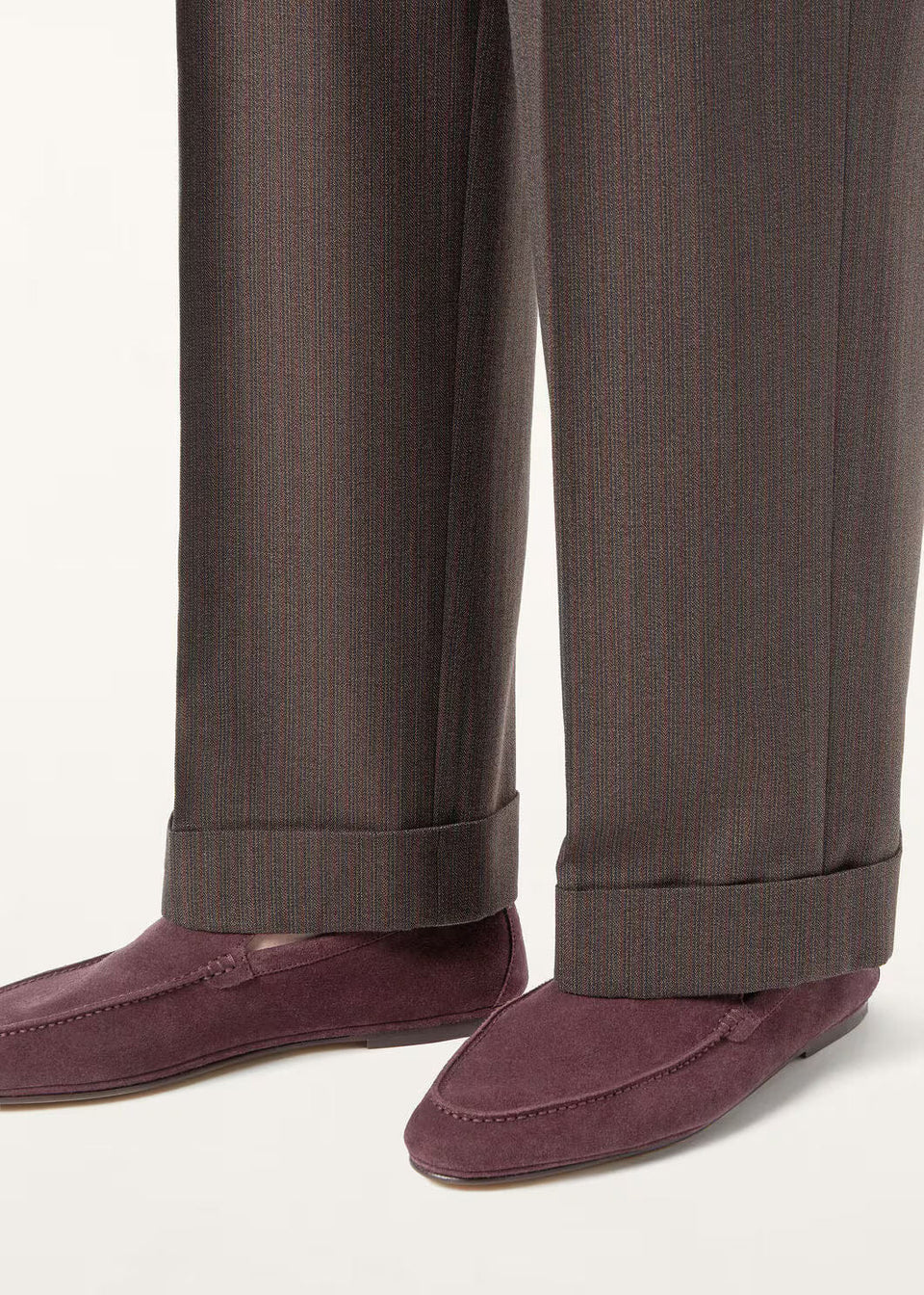 LoroPiana Summer Anton Walk Loafer Grape Fruit