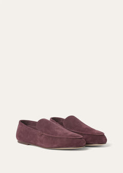 LoroPiana Summer Anton Walk Loafer Grape Fruit