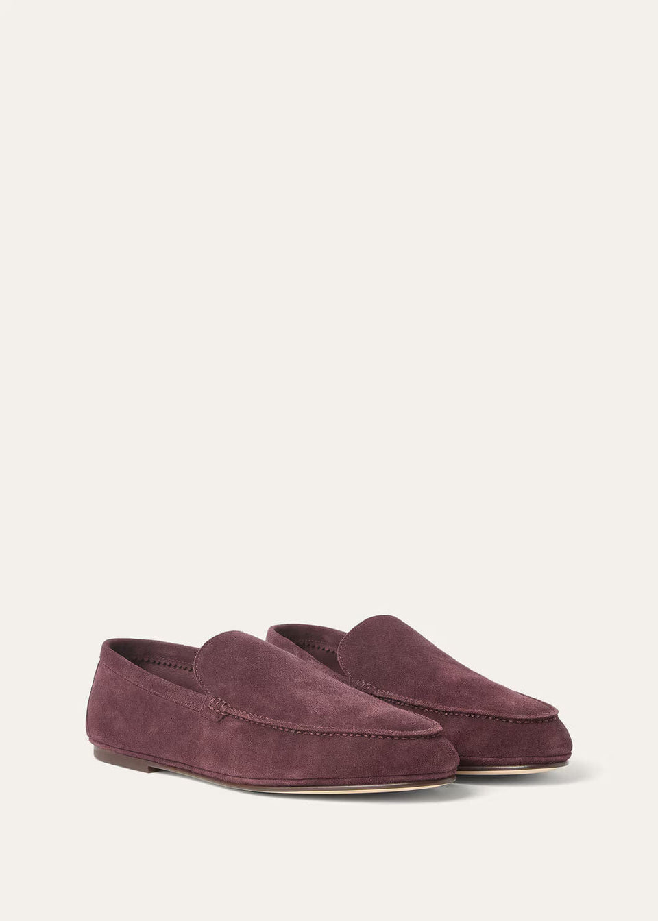 LoroPiana Summer Anton Walk Loafer Grape Fruit