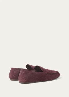 LoroPiana Summer Anton Walk Loafer Grape Fruit