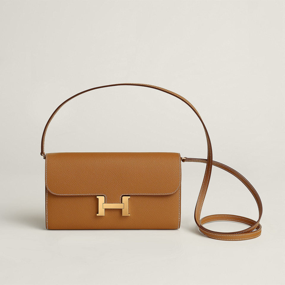 Hermes Constance To Go Wallet Bleu Thalassa