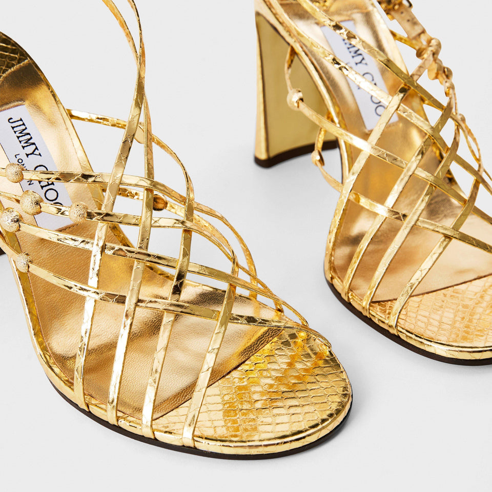 Felice 95 Sculptural Heeled Sandals