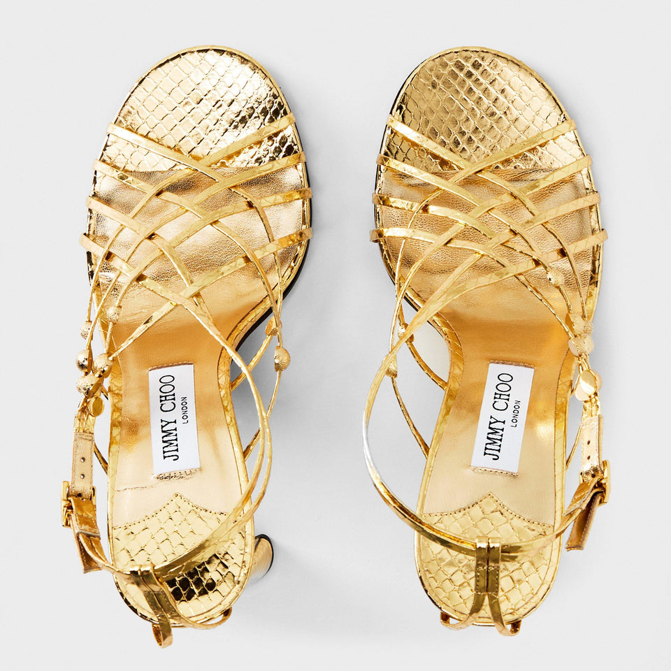 Felice 95 Sculptural Heeled Sandals