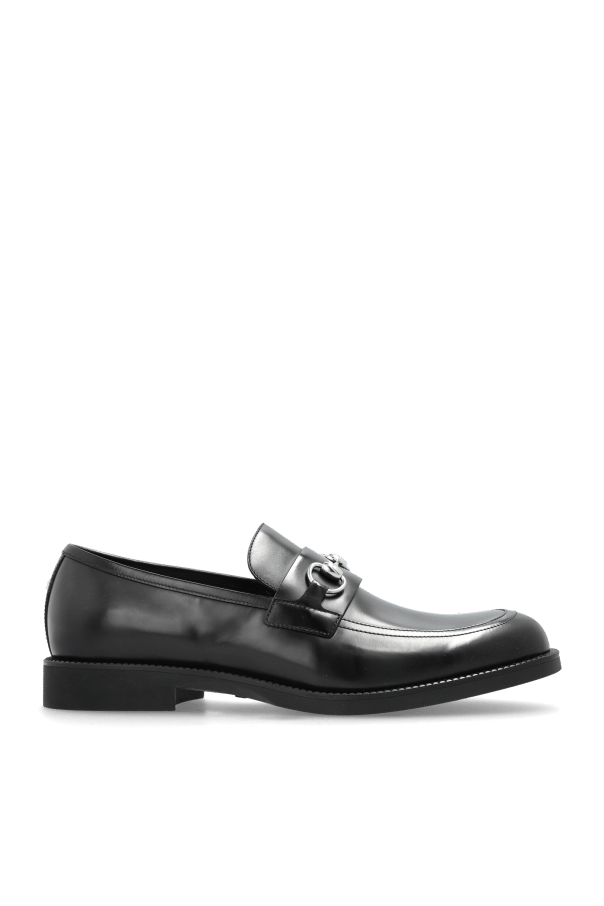 Gucci BLACK Leather shoes type loafers