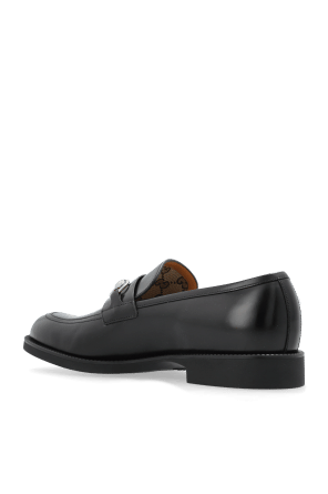 Gucci BLACK Leather shoes type loafers