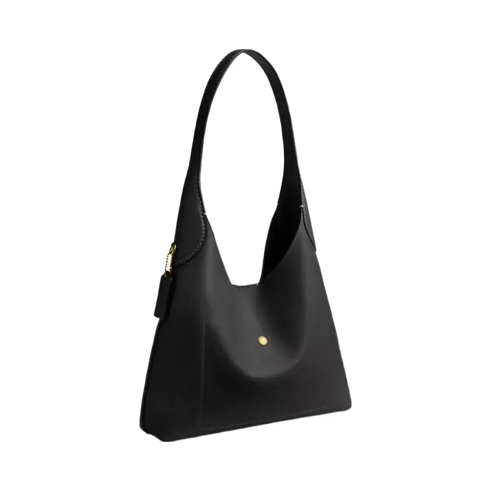 Coach Brooklyn Shoulder Bag 28 in Brass Black