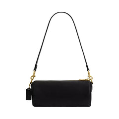 Coach Barrel Bag in Brass Black