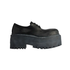Balenciaga Strike Platform Derby In Black
