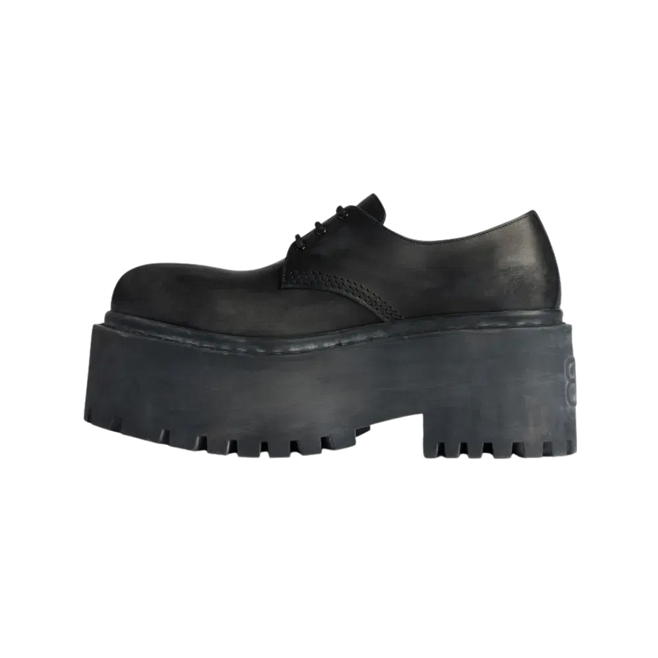 Balenciaga Strike Platform Derby In Black