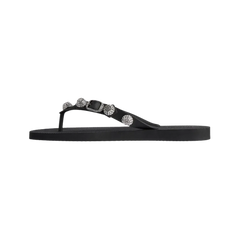 Balenciaga Cagole Thong Sandal In Crystal
