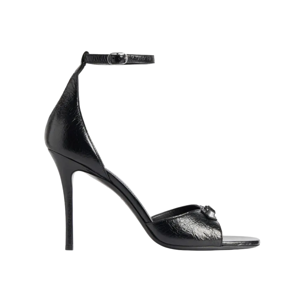 Balenciaga City Uptown Sandal In Black