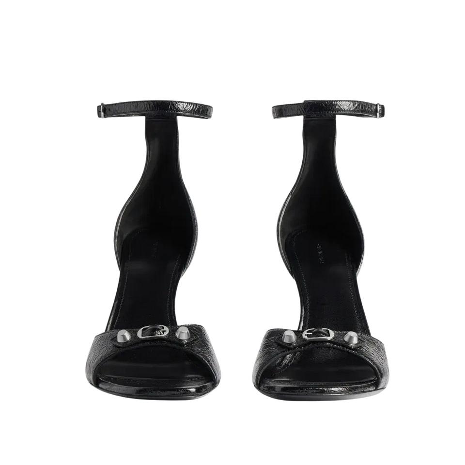 Balenciaga City Uptown Sandal In Black