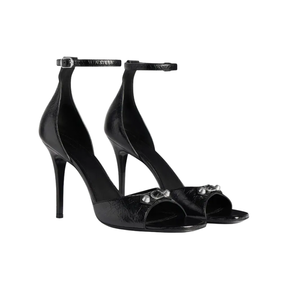 Balenciaga City Uptown Sandal In Black