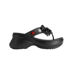 Balenciaga Crocs Thong Jibbitz In Black