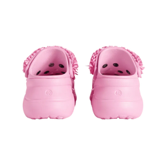 Balenciaga Crocs Mule Jibbitz In Light Pink