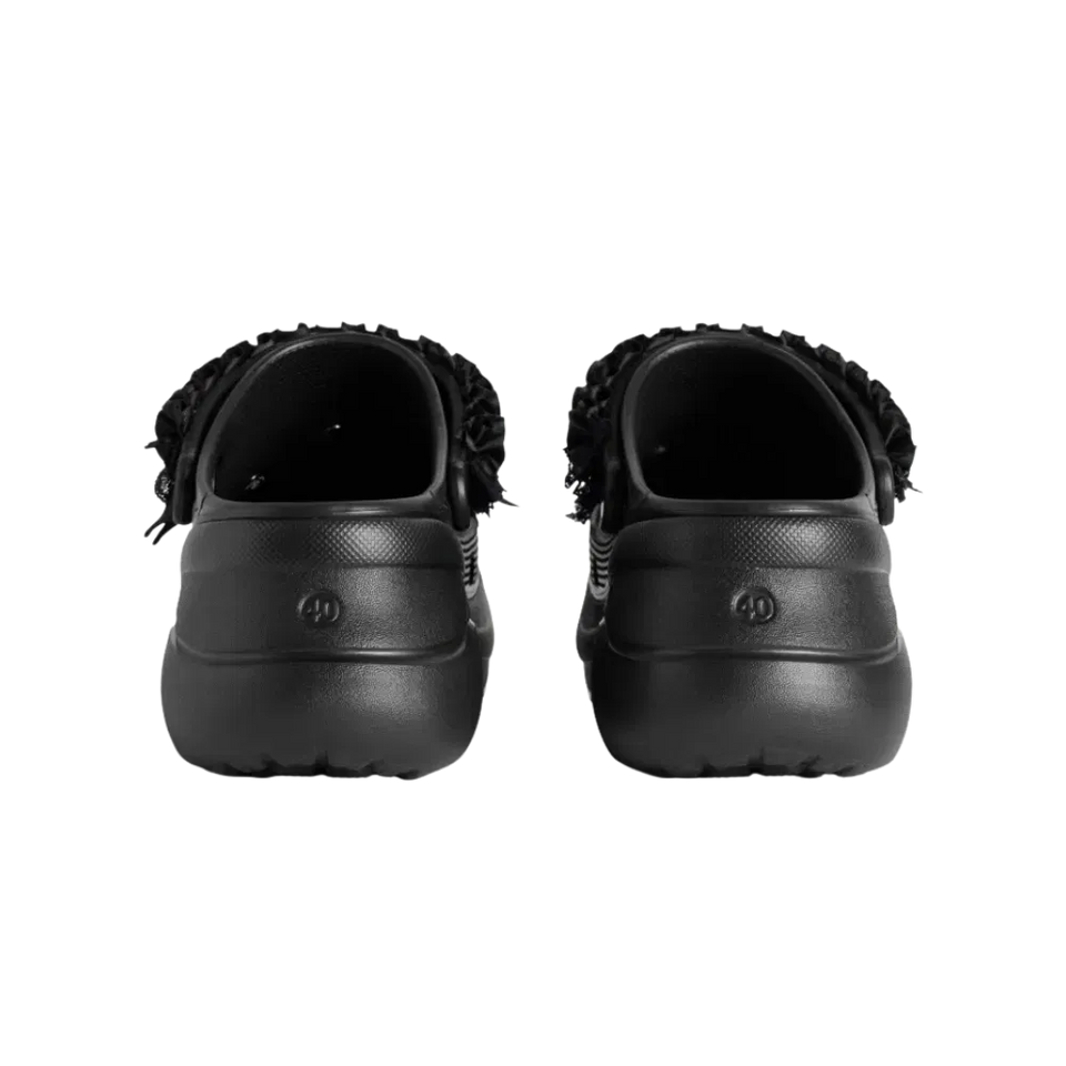 Balenciaga Crocs Mule Jibbitz In Black