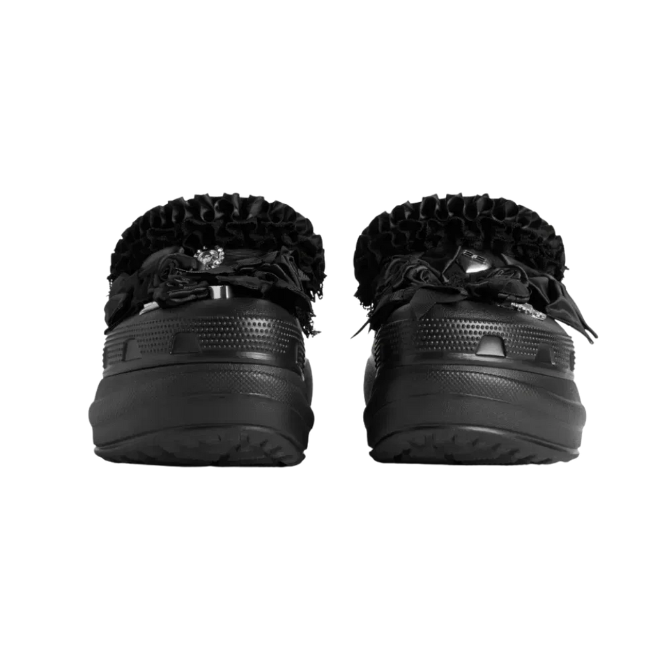 Balenciaga Crocs Mule Jibbitz In Black