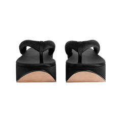 Balenciaga Gaeta Thong Sandal Black Womens