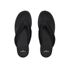 Balenciaga Gaeta Thong Sandal Black Womens