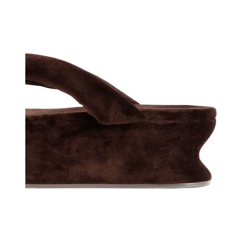 Balenciaga Gaeta Thong In Moka