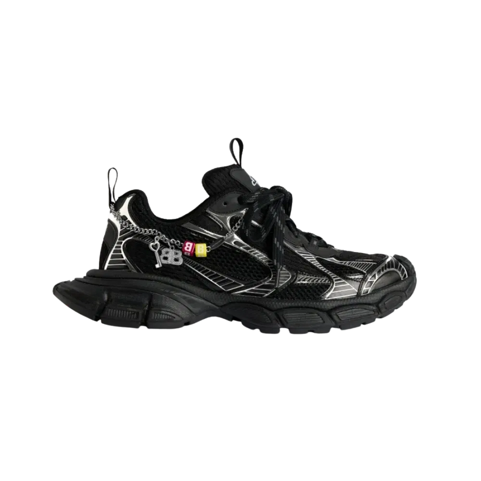 Balenciaga 3XL Sneaker With Charms In Black
