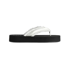 Balenciaga Jet Lag Thong In Off White