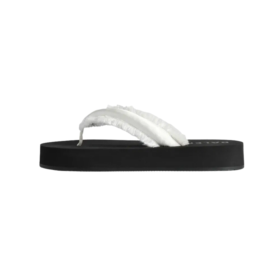 Balenciaga Jet Lag Thong In Off White