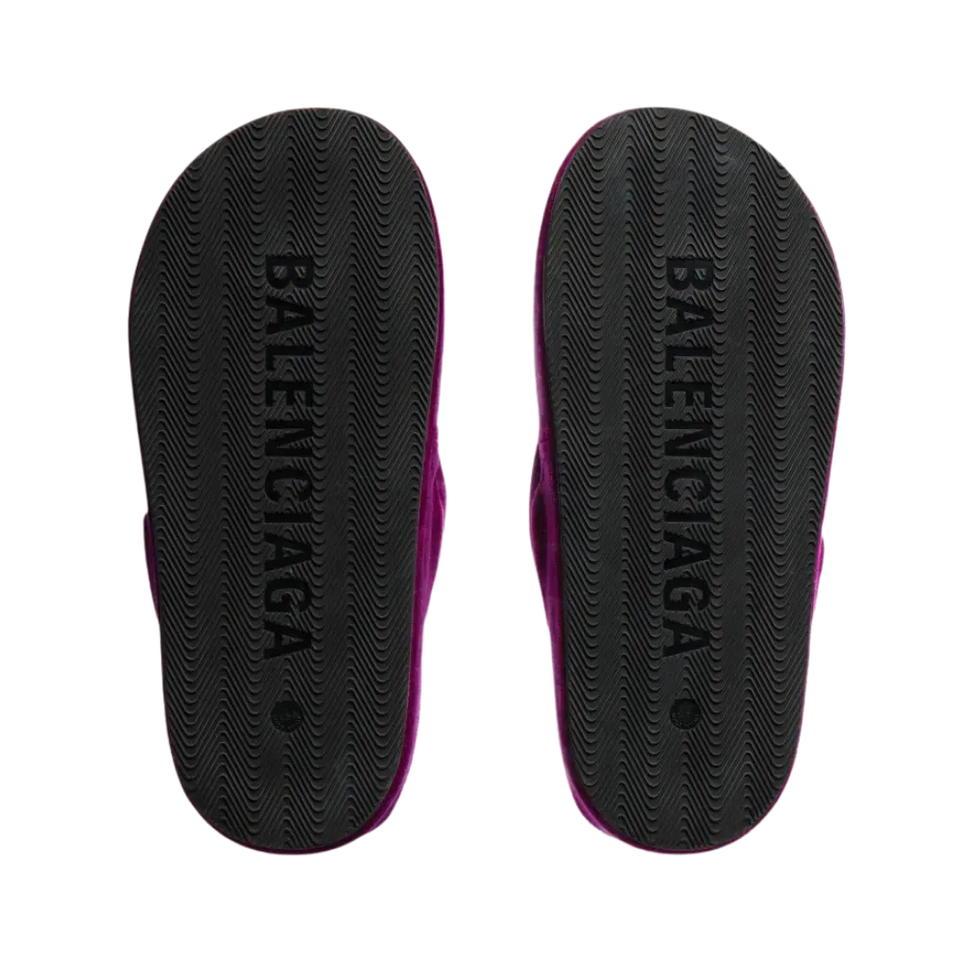 Balenciaga Jet Lag Thong In Purple